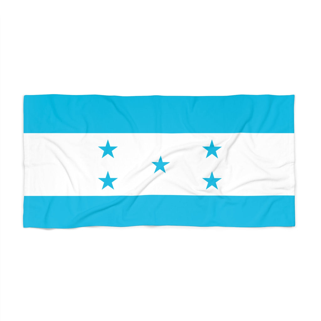 Honduras Flag Beach Towel | Quality & Long Lasting - 2 Sizes | Honduran Pride | Gift for Hondurans