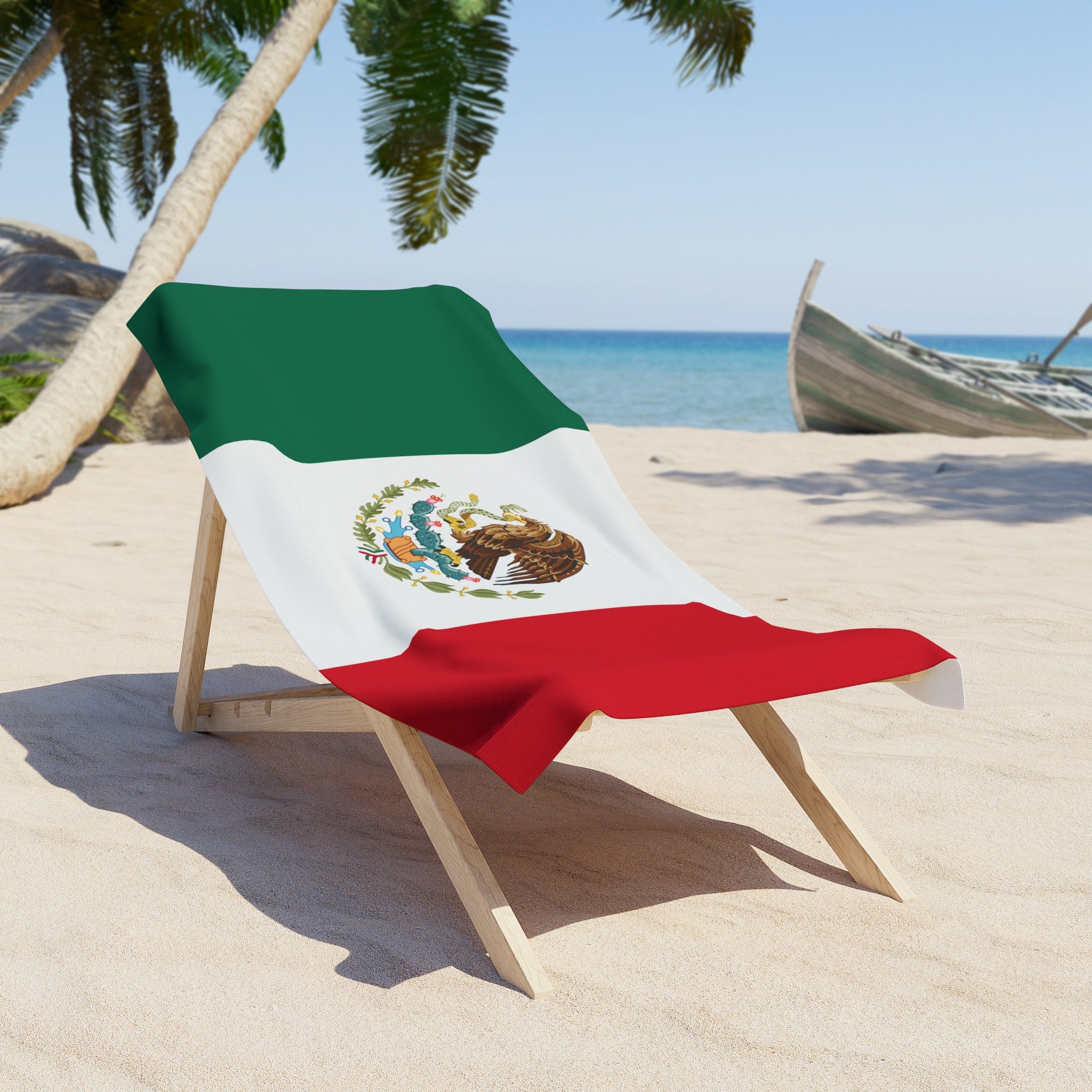 Mexico Flag Beach Towel | Quality & Long Lasting - 2 Sizes | Mexican Pride | Gift for Mexicans