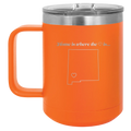 New Mexico Heart 15 oz Mug | Orange