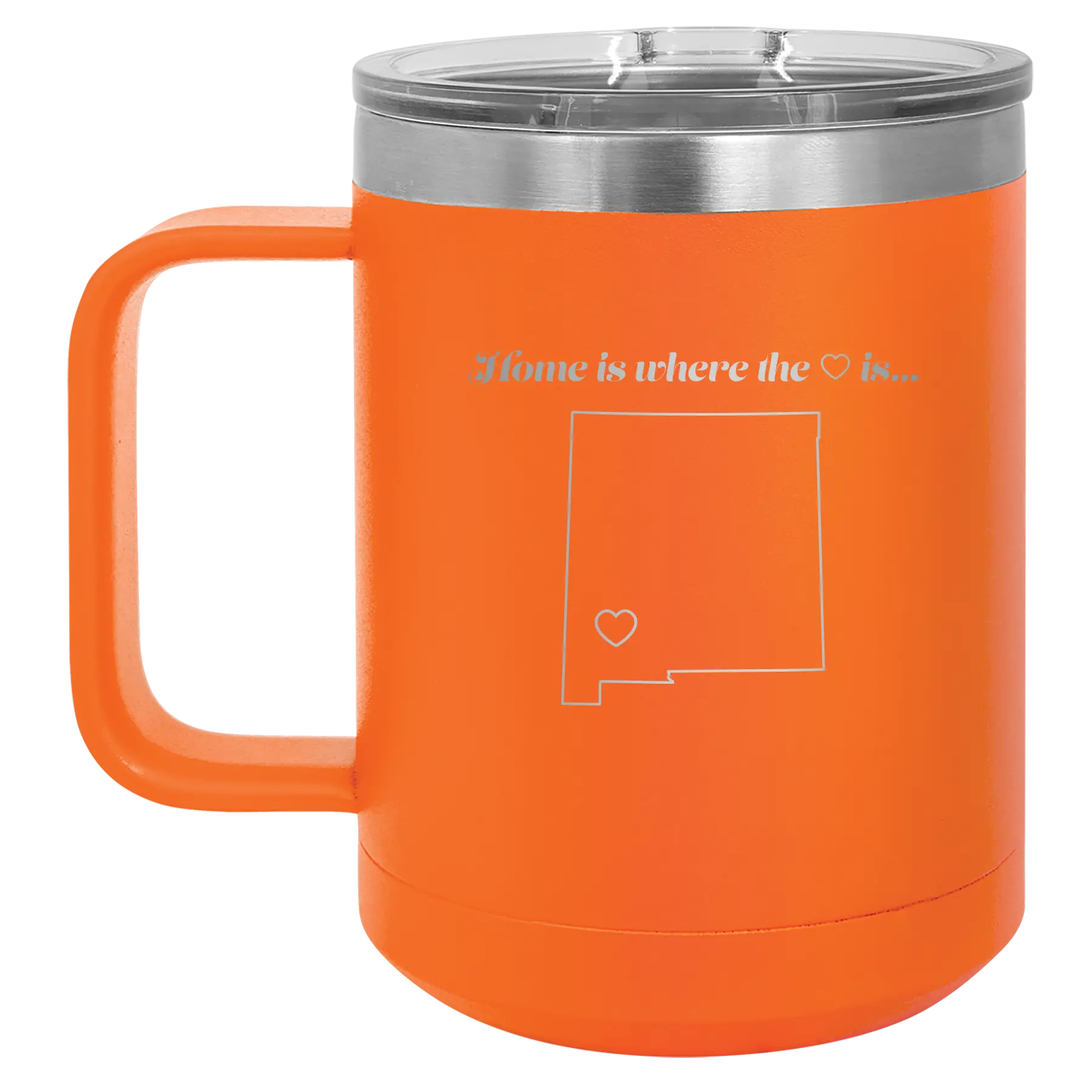 New Mexico Heart 15 oz Mug | Orange