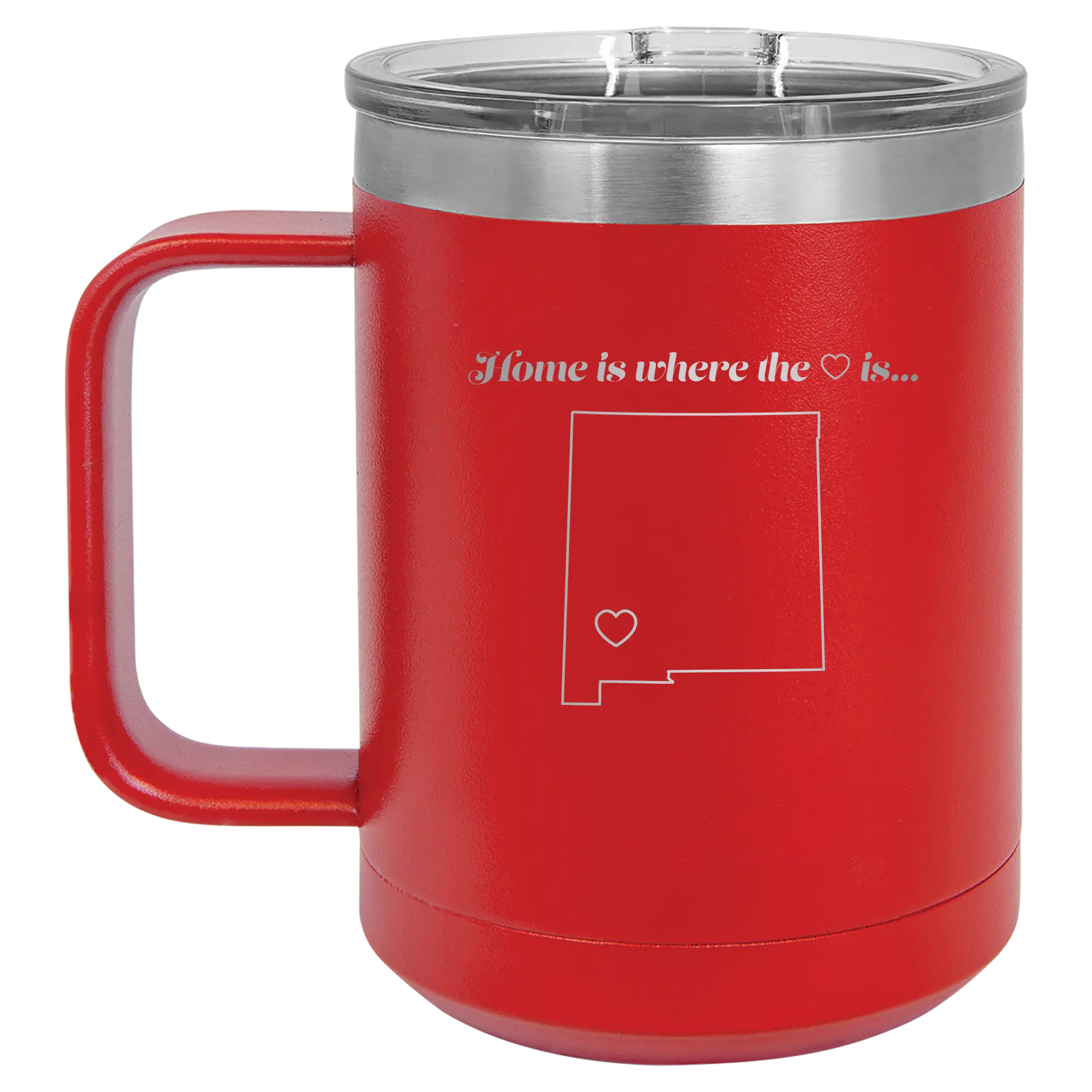 New Mexico Heart 15 oz Mug | Red