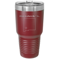 New Mexico Heart 30 oz Tumbler | Maroon