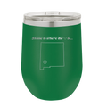 New Mexico Heart Wine Cup | Green
