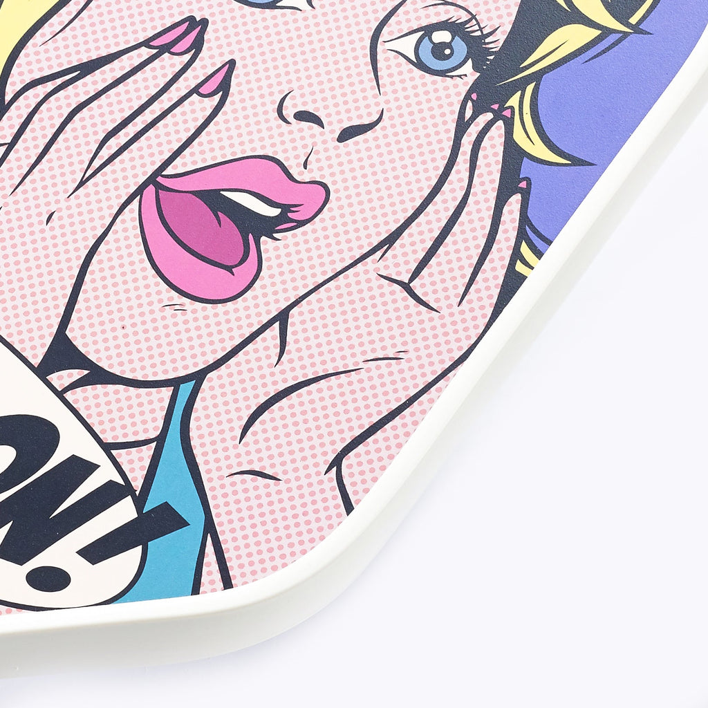 ARTI 16mm Carbon Fiber Kristen&Kristy "GAME ON" Pickleball Paddle