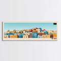 Panoramic Travel Poster Tripoli, Libya Canvas Print, Tripoli, Libya Painting, Libya Art, Tripoli Travel Art, Guest Room Painting