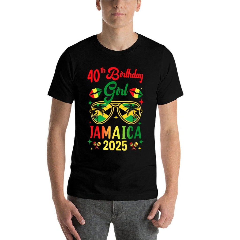 40Th Birthday Girl Jamaica Vacation Party Outfit 1985  Soft T-Shirt
