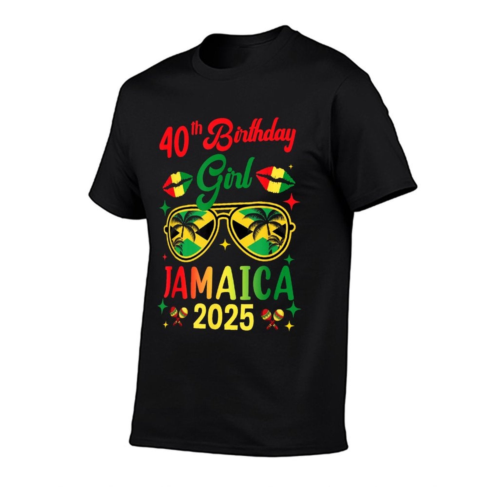 40Th Birthday Girl Jamaica Vacation Party Outfit 1985  Soft T-Shirt