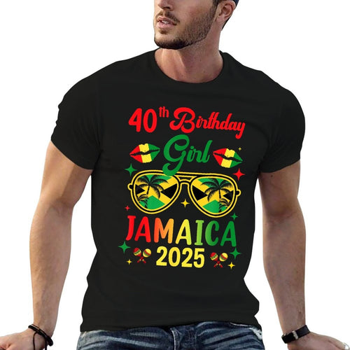 40Th Birthday Girl Jamaica Vacation Party Outfit 1985  Soft T-Shirt
