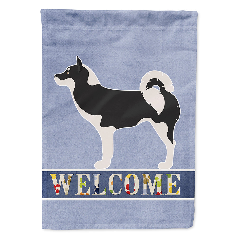 Greenland Dog Welcome Flag Canvas House Size BB8338CHF