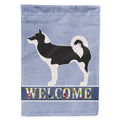 Greenland Dog Welcome Flag Canvas House Size BB8338CHF