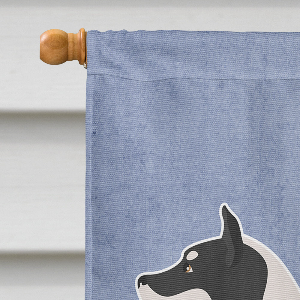 Greenland Dog Welcome Flag Canvas House Size BB8338CHF
