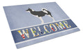 Greenland Dog Welcome Glass Cutting Boards – Durable, Decorative Kitchen Art Large BB8338LCB