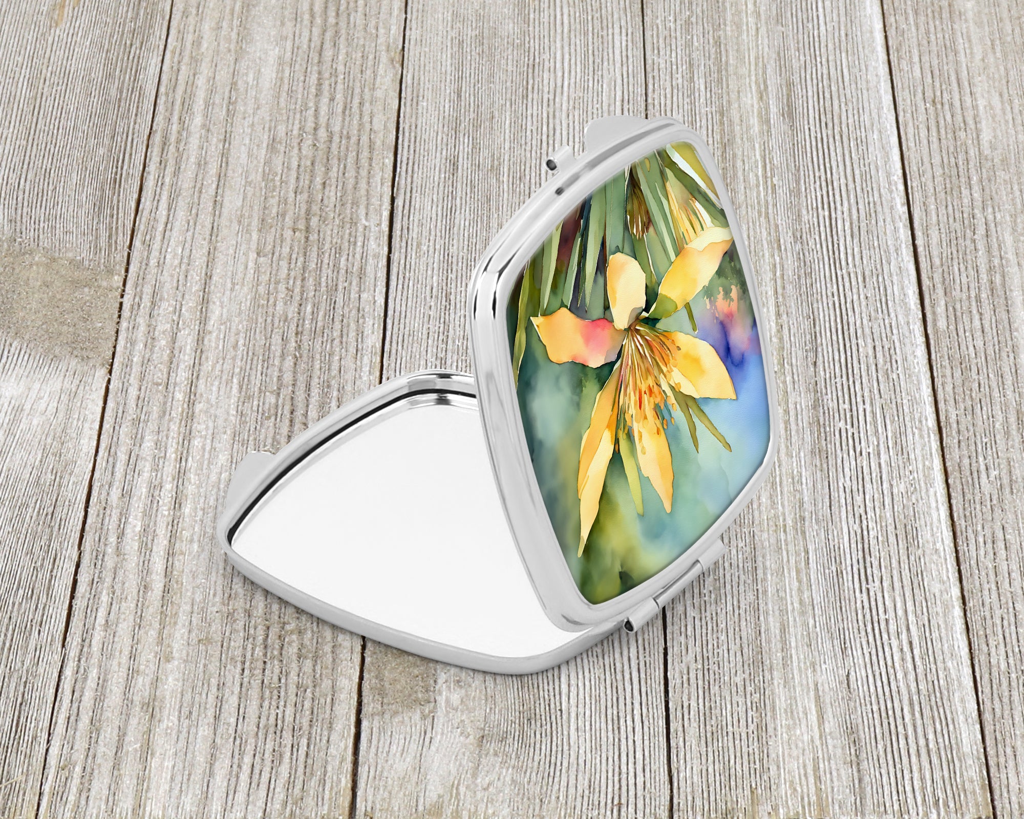 New Mexico Yucca Flower in Watercolor Compact Mirror DAC1689SCM