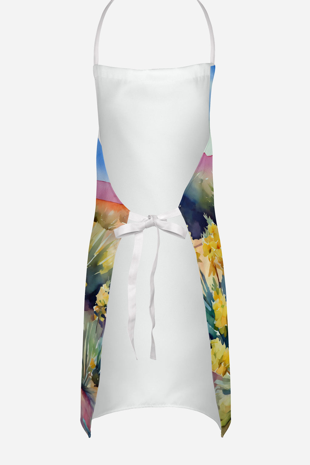 New Mexico Yucca Flower in Watercolor Apron – Artist-Designed Kitchen, BBQ & Craft Apron DAC1690APRON