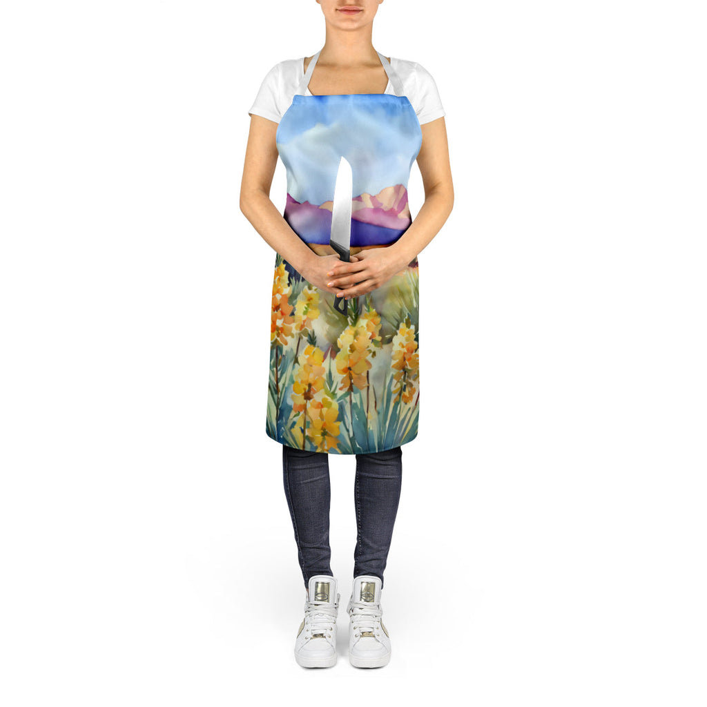 New Mexico Yucca Flower in Watercolor Apron – Artist-Designed Kitchen, BBQ & Craft Apron DAC1690APRON