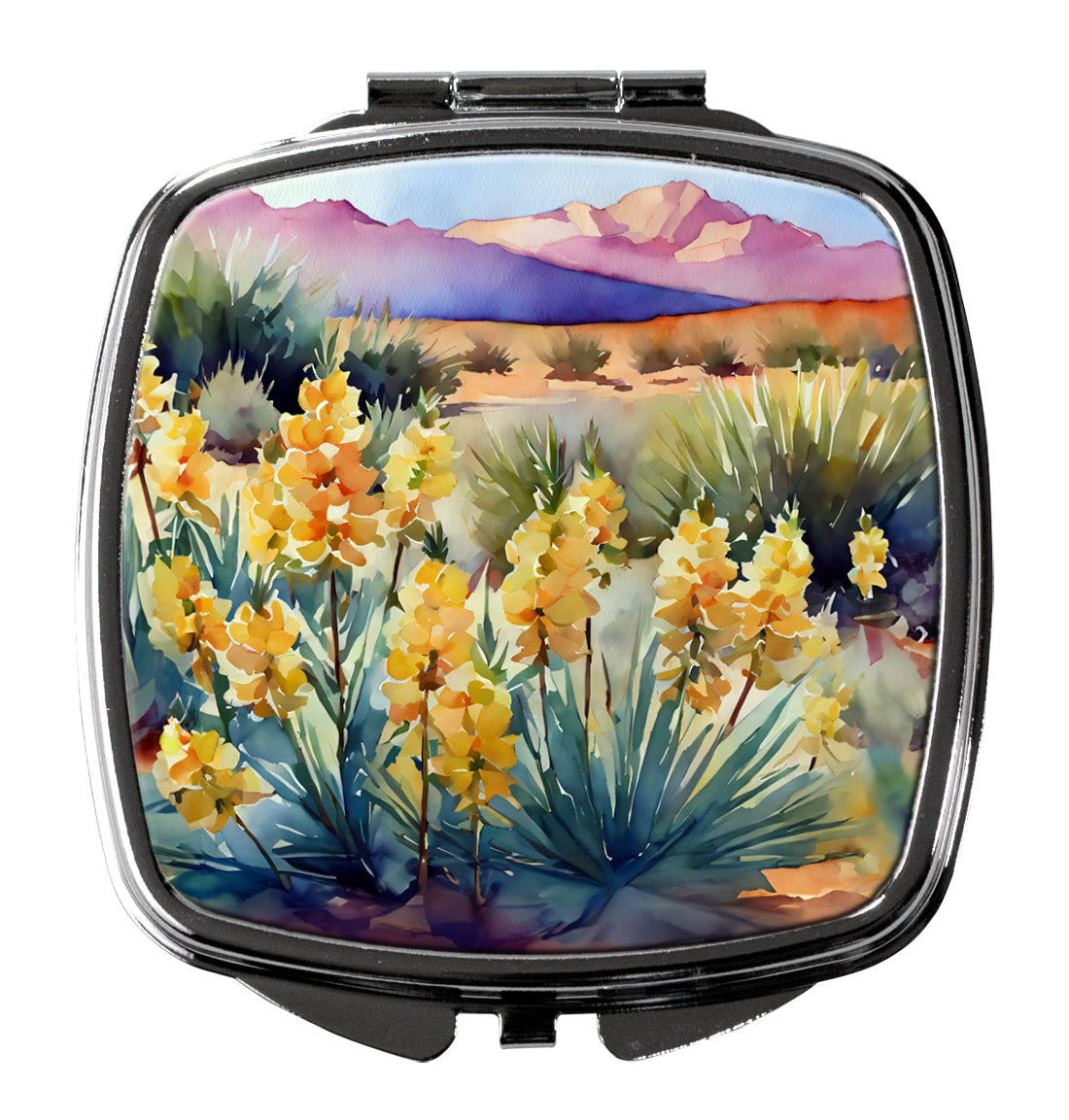 New Mexico Yucca Flower in Watercolor Compact Mirror DAC1690SCM