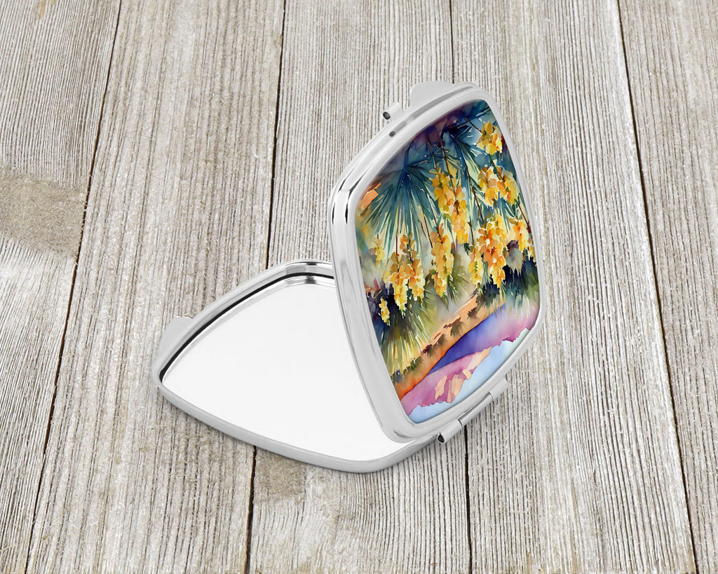 New Mexico Yucca Flower in Watercolor Compact Mirror DAC1690SCM