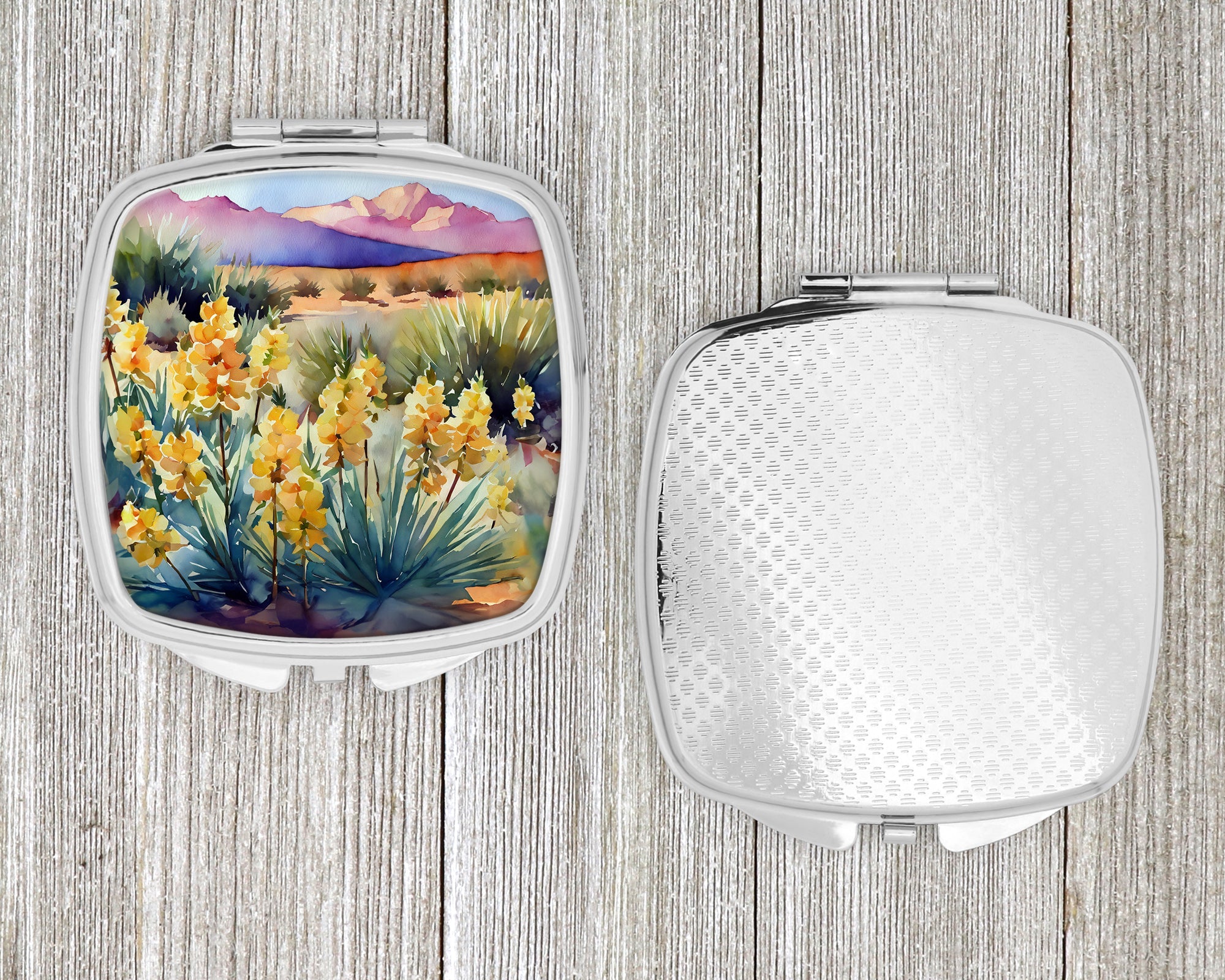 New Mexico Yucca Flower in Watercolor Compact Mirror DAC1690SCM
