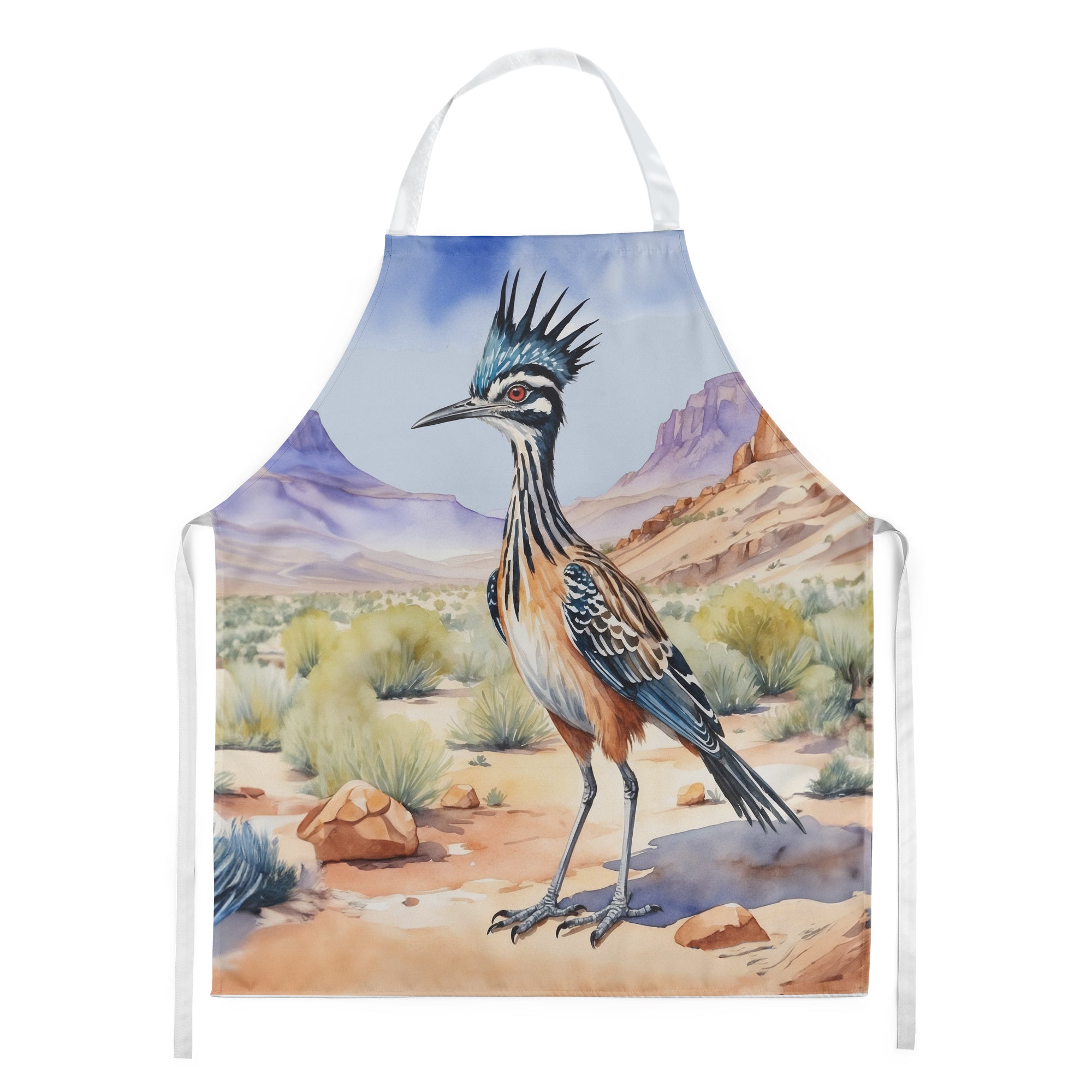 New Mexico Greater Roadrunner Apron – Artist-Designed Kitchen, BBQ & Craft Apron