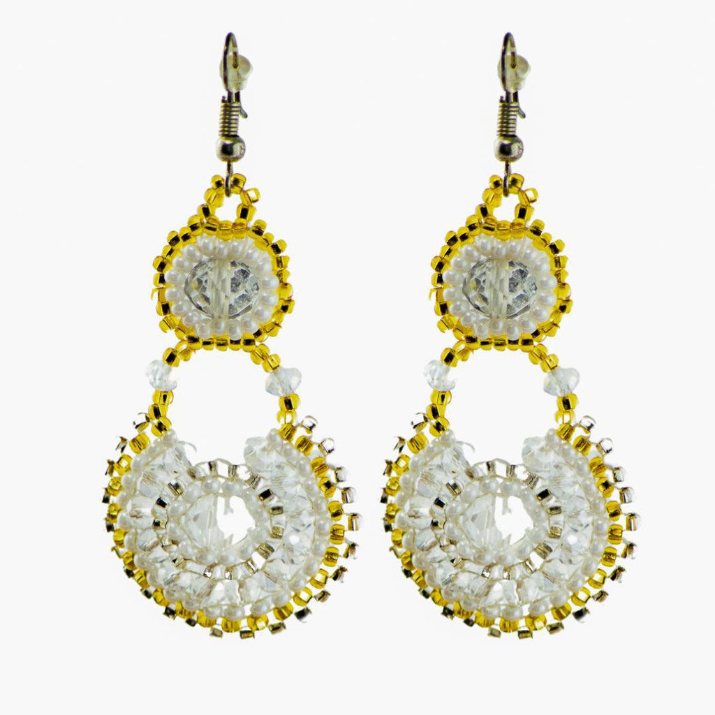 Chloe Seed Bead Earrings - Guatemala