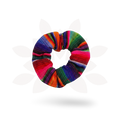 Hacienda Striped Multicolor Scrunchie - Guatemala