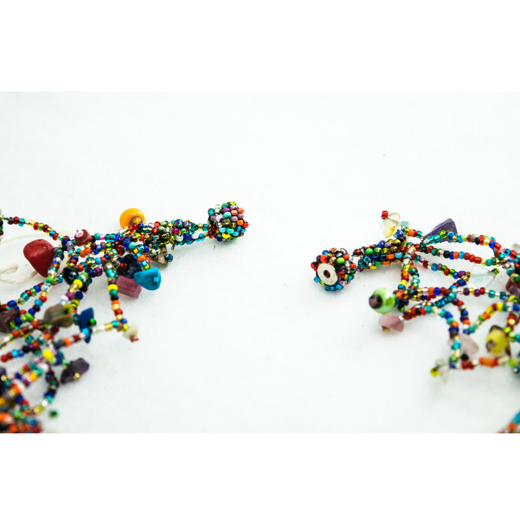 Luzy Seed Bead Necklace with Magnetic Closure - Guatemala