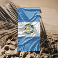 Guatemala Flag Beach Towel | Quality & Long Lasting - 2 Sizes | Guatemalan Pride | Gift for Guatemalans
